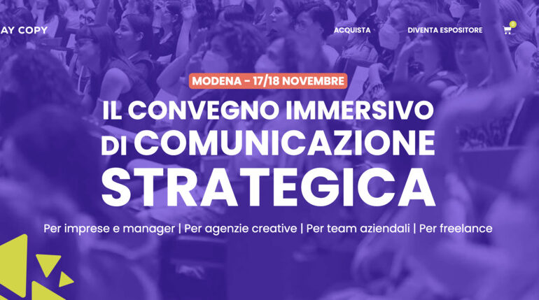 PlayCopy 2023: l’evento formativo dedicato al marketing e alla comunicazione