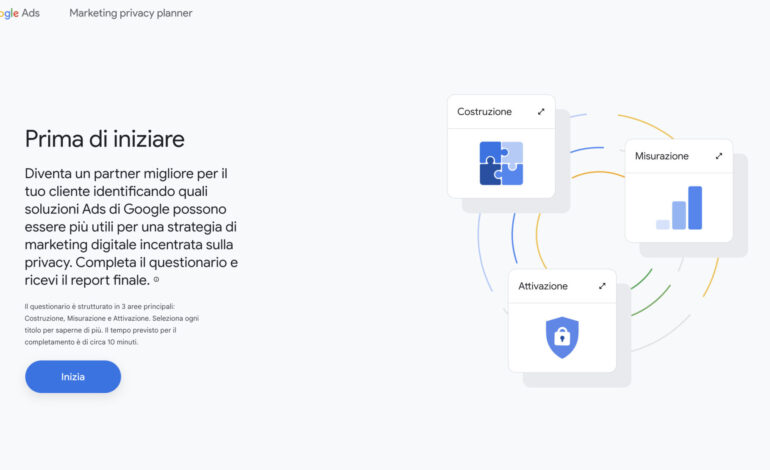 Google lancia il Marketing Privacy Planner: il giusto equilibrio tra efficacia e privacy