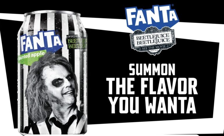 Fanta lancia il gusto “Beetlejuice”: un Tie-In innovativo con la Warner Bros.